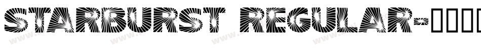 Starburst Regular字体转换